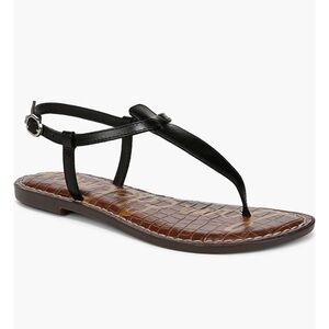 Sam Edelman Gigi Sandal in Black Size 7.5 Boho Beach Travel Cottagecore Basic